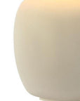 Set of Two 18" Clear Novelty Table Lamps With Empire Shades