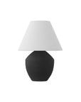 Set of Two 21" Clear Novelty Table Lamps With Empire Shades