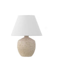 Set of Two 18" Clear Novelty Table Lamps With Empire Shades