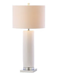 32" Silver Novelty Table Lamp With Drum Shade