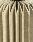 9" Natural Geometric Table Lamp With Cylinder Shade