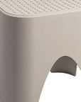 15" Plastic Outdoor Footstool Ottoman