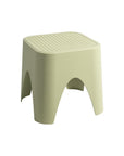 15" Plastic Outdoor Footstool Ottoman