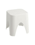 15" Plastic Outdoor Footstool Ottoman