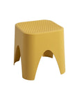 15" Plastic Outdoor Footstool Ottoman