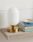 8" Gold Novelty USB Table Lamp