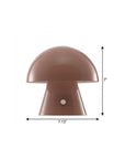 7" Clear Novelty USB Table Lamp With Globe Shade
