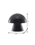 7" Clear Novelty USB Table Lamp With Globe Shade