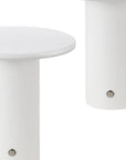 Set of Two 8" Clear USB Table Lamps