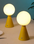 Set of Two 12" Clear Lighthouse USB Table Lamps