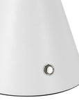 Set of Two 12" Clear Lighthouse USB Table Lamps
