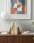 Set of Two 18" White USB Table Lamps