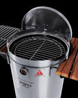 29" X 18" Silver Stainless Steel Portable Smoker Barrel