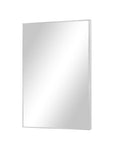 38" Silver Aluminum Framed Bathroom Vanity Mirror