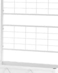 47" X 35" White Steel Rectangular Planter Box