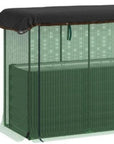 43" X 73" Green Steel Rectangular Planter Box