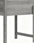 32" X 89" Light Gray Wood Rectangular Planter Box