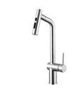 5" Silver Stainless Steel Bar Faucet