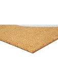 24" X 48" Brown And White Heart Outdoor Coir Door Mat