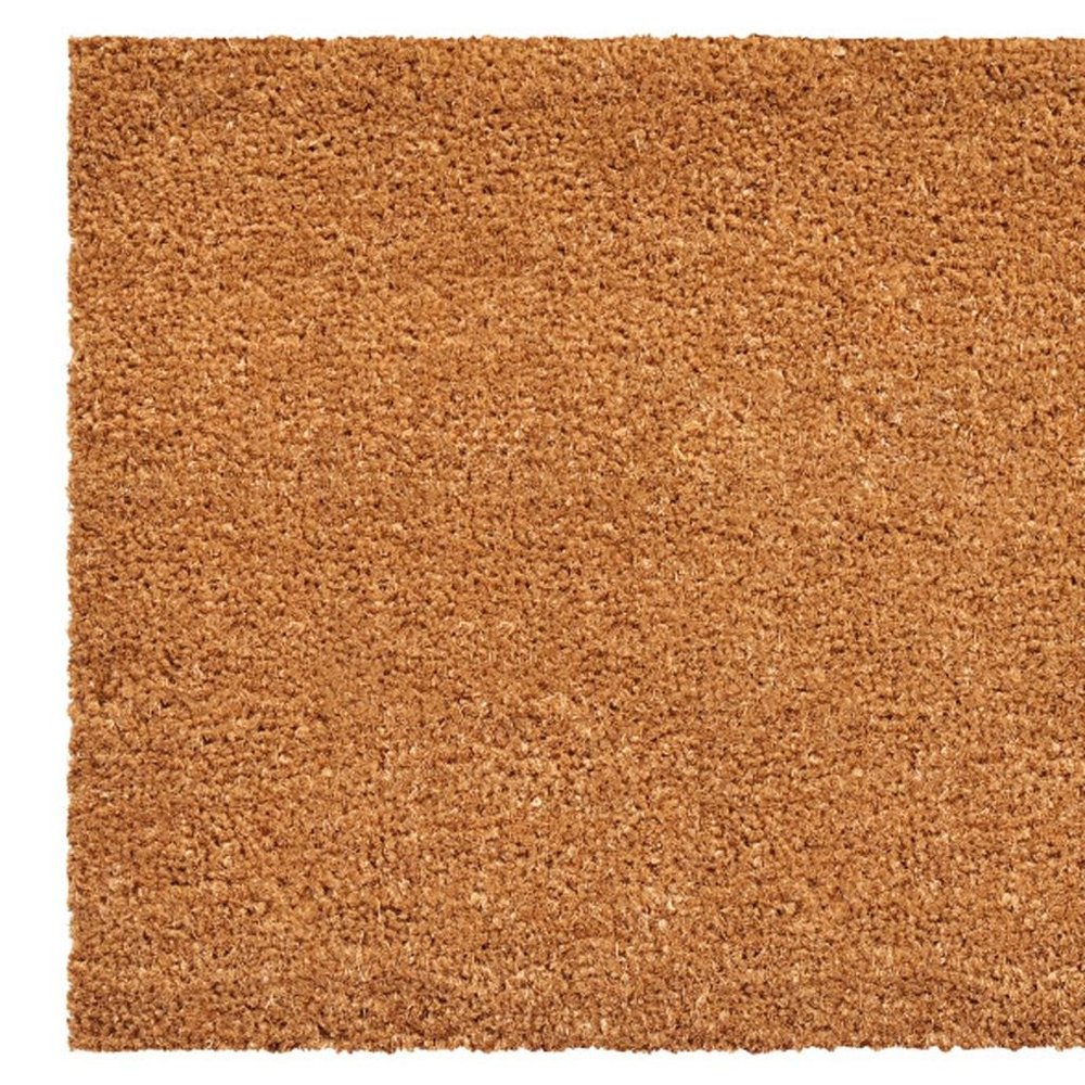 24" X 36" Brown Red And Black XOXO Outdoor Coir Door Mat