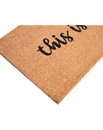 24" X 48" Brown And Black This is Us Outdoor Coir Door Mat