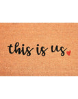 24" X 48" Brown And Black This is Us Outdoor Coir Door Mat