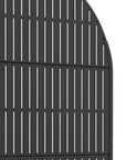 71" X 47" Black Galvanized Metal Rectangular Planter Box