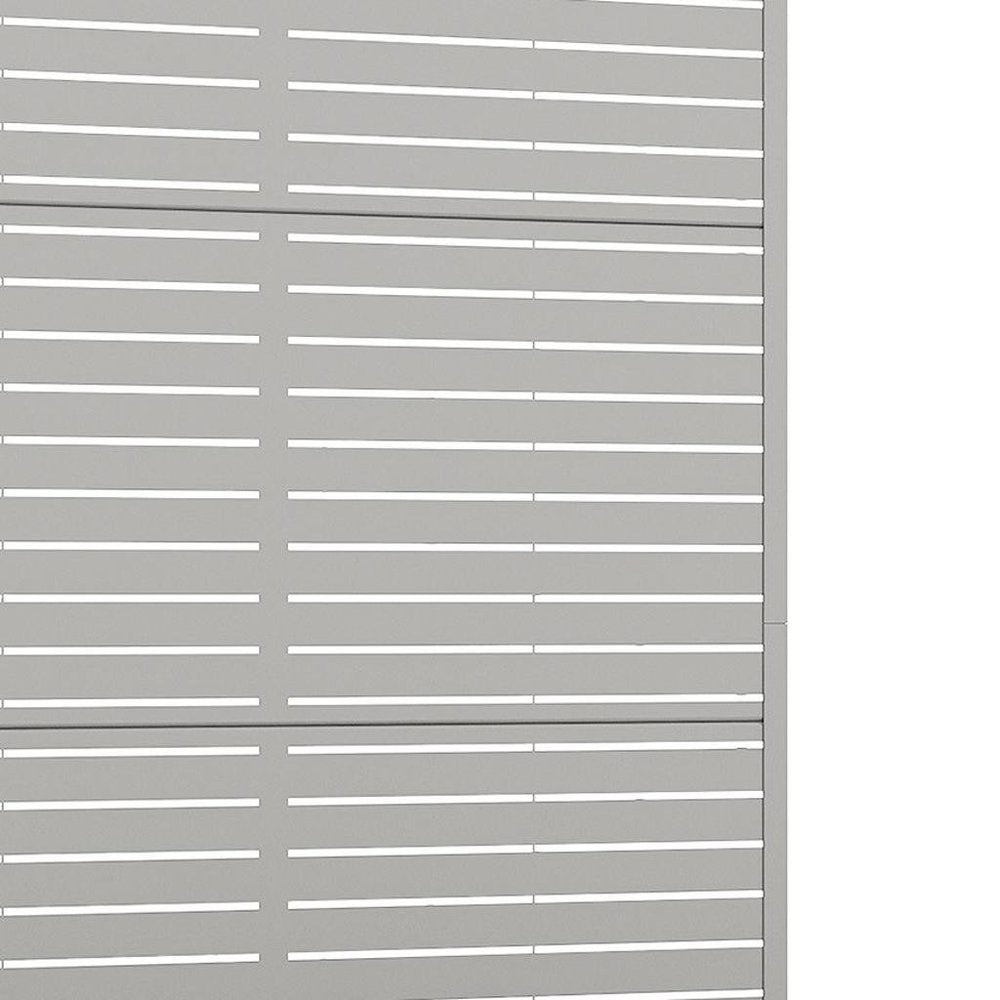 71" X 47" Gray Galvanized Metal Rectangular Planter Box