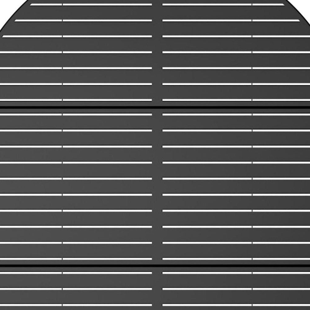 71" X 47" Black Galvanized Metal Rectangular Planter Box