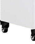 71" X 35" White Galvanized Metal Rectangular Planter Box