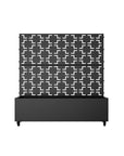 47" X 47" Black Galvanized Metal Rectangular Planter Box