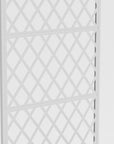 71" X 35" White Galvanized Metal Rectangular Planter Box