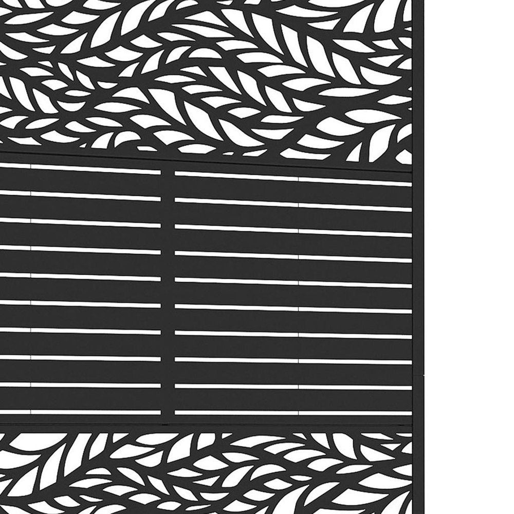 71" X 47" Black Galvanized Metal Rectangular Planter Box