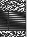 71" X 47" Black Galvanized Metal Rectangular Planter Box