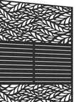 71" X 47" Black Galvanized Metal Rectangular Planter Box