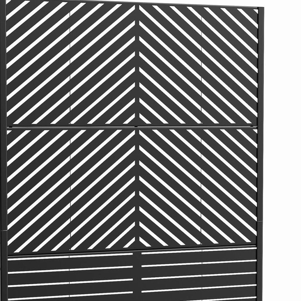 71" X 47" Black Galvanized Metal Rectangular Planter Box
