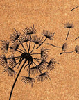 24" X 48" Brown And Black Floral Hello Outdoor Coir Door Mat