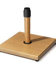 Brown Market Umbrella Steel In Ground Adjustable Umbrella Base
