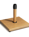 Brown Market Umbrella Steel In Ground Adjustable Umbrella Base