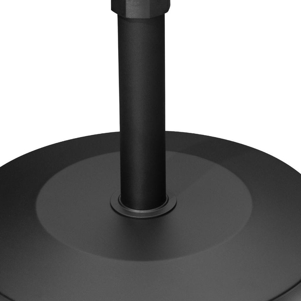 Black Market Umbrella Steel In Ground Adjustable Umbrella Base With Wheels