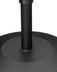 Black Market Umbrella Steel In Ground Adjustable Umbrella Base With Wheels