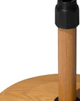 Light Brown Market Umbrella Steel In Ground Adjustable Umbrella Base With Wheels