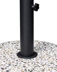 Stone Market Umbrella Steel In Ground Adjustable Umbrella Base