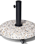 Stone Market Umbrella Steel In Ground Adjustable Umbrella Base