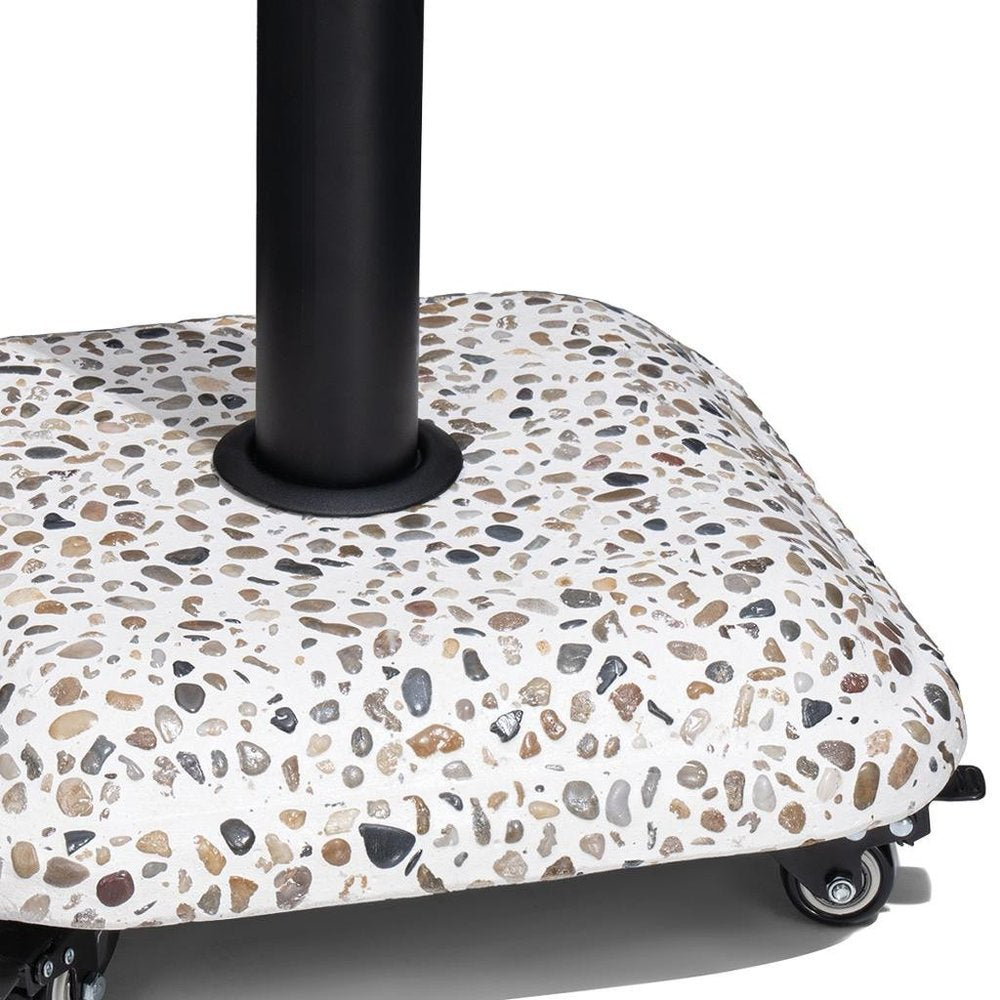 Stone Market Umbrella Steel In Ground Adjustable Umbrella Base
