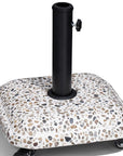 Stone Market Umbrella Steel In Ground Adjustable Umbrella Base