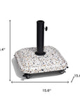Stone Market Umbrella Steel In Ground Adjustable Umbrella Base