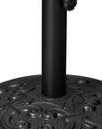 Black Market Umbrella Fillable Steel In Ground Adjustable Umbrella Base