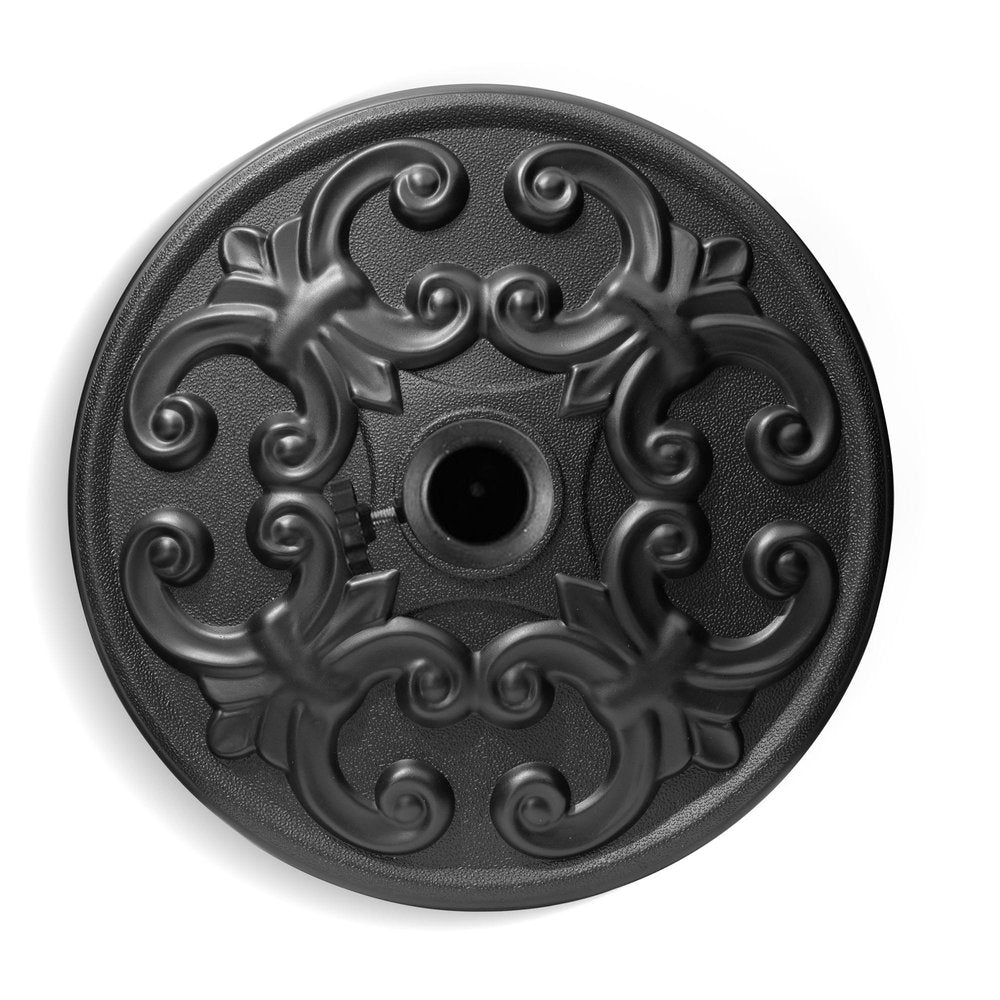 Black Market Umbrella Fillable Steel In Ground Adjustable Umbrella Base