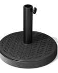 Black Market Umbrella Fillable Steel In Ground Adjustable Umbrella Base